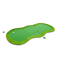 Килимок для гольфу проти водяного гумового килимка для міні-гольфу на вулиці